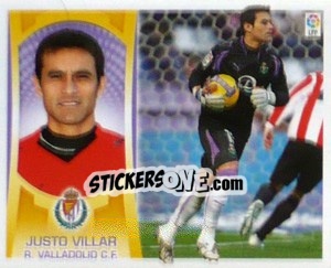 Sticker Justo Villar (#1) - Liga Spagnola  2009-2010 n. 483 - Colecciones ESTE