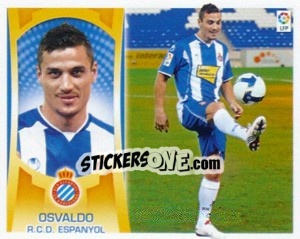 Sticker Pablo Osvaldo (Espanyol) - Liga Spagnola  2009-2010 n. MI-9 - Colecciones ESTE