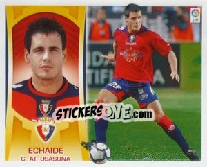 Cromo Echaide (Osasuna) - Liga Spagnola  2009-2010 - Colecciones ESTE