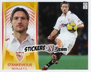 Cromo Stankevicius (Sevilla) - Liga Spagnola  2009-2010 - Colecciones ESTE