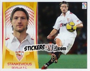 Figurina Stankevicius (Sevilla) - Liga Spagnola  2009-2010 - Colecciones ESTE