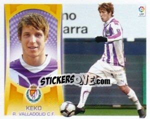 Sticker Keko (R.Valladolid C.F.) - Liga Spagnola  2009-2010 n. MI-19 - Colecciones ESTE