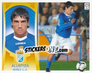 Figurina Alustiza (Xerez) - Liga Spagnola  2009-2010 - Colecciones ESTE