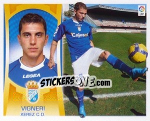 Sticker Vigneri (xerez) - Liga Spagnola  2009-2010 - Colecciones ESTE