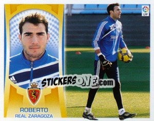 Figurina Roberto (Zaragoza) - Liga Spagnola  2009-2010 n. MI-22 - Colecciones ESTE