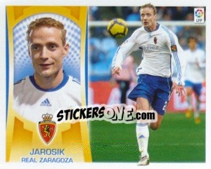 Cromo Jarosik (Zaragoza) - Liga Spagnola  2009-2010 n. MI-24 - Colecciones ESTE