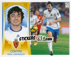 Sticker Contini (Zaragoza) - Liga Spagnola  2009-2010 n. MI-25 - Colecciones ESTE