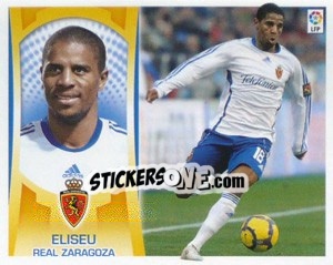 Cromo Eliseu (Zaragoza) - Liga Spagnola  2009-2010 - Colecciones ESTE