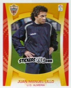 Sticker Juan Manuel Lillo (Almeria) - Liga Spagnola  2009-2010 n. MI-30 - Colecciones ESTE