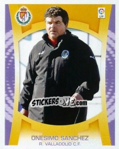 Figurina Onesimo Sanchez (R.Valladolid C.F.) - Liga Spagnola  2009-2010 - Colecciones ESTE