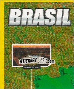 Sticker Puzzle 1 - Brasil 2014. Edicion Extraordinaria de Jugadas 3D - Navarrete