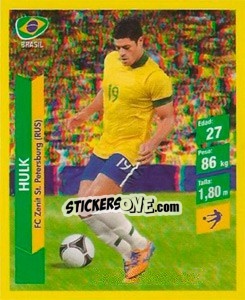 Sticker Hulk - Brasil 2014. Edicion Extraordinaria de Jugadas 3D - Navarrete