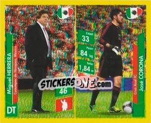 Cromo Miguel Herrera / jose Corona - Brasil 2014. Edicion Extraordinaria de Jugadas 3D - Navarrete