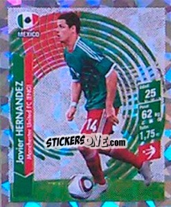 Sticker Javier Hernandez - Brasil 2014. Edicion Extraordinaria de Jugadas 3D - Navarrete