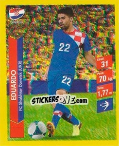 Cromo Eduardo da Silva - Brasil 2014. Edicion Extraordinaria de Jugadas 3D - Navarrete