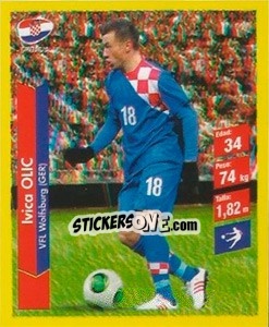 Sticker Ivica Olic - Brasil 2014. Edicion Extraordinaria de Jugadas 3D - Navarrete