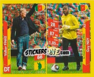 Sticker Volker Finke / Guy Ndy