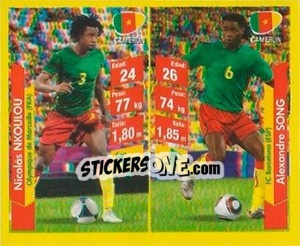 Sticker Nicolas Nkoulou / Alex Song