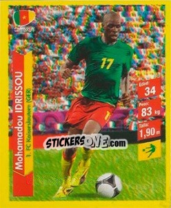 Figurina Mohamadou Idrissou - Brasil 2014. Edicion Extraordinaria de Jugadas 3D - Navarrete