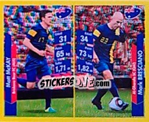 Sticker Matt McKay / Mark Bresciano