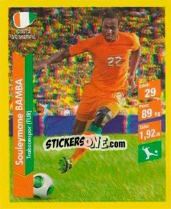 Cromo Souleymane Bamba - Brasil 2014. Edicion Extraordinaria de Jugadas 3D - Navarrete