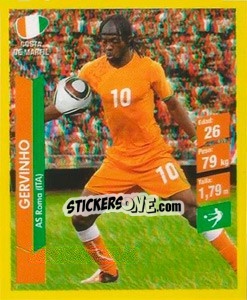 Cromo Gervinho - Brasil 2014. Edicion Extraordinaria de Jugadas 3D - Navarrete