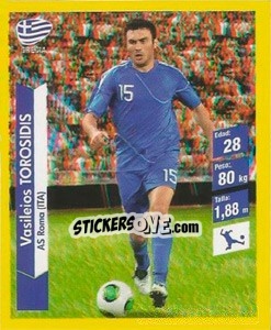 Cromo Vasilis Torosidis - Brasil 2014. Edicion Extraordinaria de Jugadas 3D - Navarrete