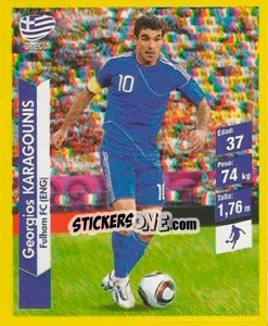 Figurina Giorgos Karagounis - Brasil 2014. Edicion Extraordinaria de Jugadas 3D - Navarrete