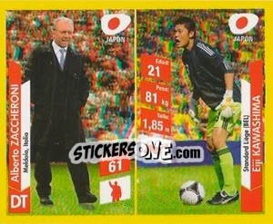 Sticker Alberto Zaccheroni / Eiji Kawashima