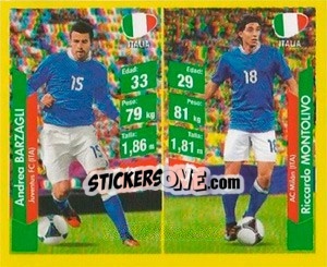 Sticker Andrea Barzagli / Riccardo Montolivo