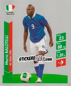 Sticker Mario Balotelli - Brasil 2014. Edicion Extraordinaria de Jugadas 3D - Navarrete