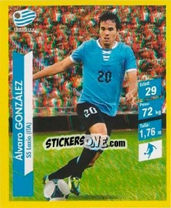 Sticker Alvaro Gonzalez - Brasil 2014. Edicion Extraordinaria de Jugadas 3D - Navarrete