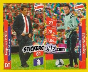 Sticker Jorge Luis Pinto / keylor Navas