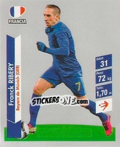 Sticker Franck Ribery - Brasil 2014. Edicion Extraordinaria de Jugadas 3D - Navarrete