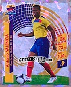 Sticker Antonio Valencia - Brasil 2014. Edicion Extraordinaria de Jugadas 3D - Navarrete