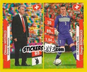 Sticker Ottmar Hitzfeld / Diego Benaglio