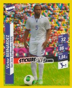 Sticker Victor Bernardez - Brasil 2014. Edicion Extraordinaria de Jugadas 3D - Navarrete