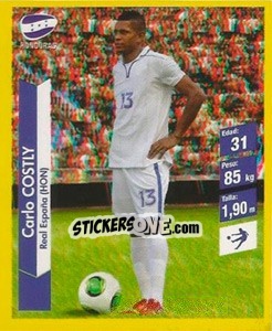 Figurina Carlo Costly - Brasil 2014. Edicion Extraordinaria de Jugadas 3D - Navarrete