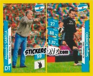 Sticker Alejandro Sabella / sergio Romero