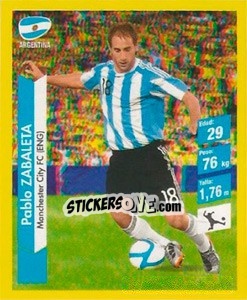 Cromo Pablo Zabaleta - Brasil 2014. Edicion Extraordinaria de Jugadas 3D - Navarrete