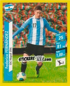 Cromo Federico Fernandez - Brasil 2014. Edicion Extraordinaria de Jugadas 3D - Navarrete