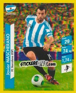 Figurina Javier Mascherano