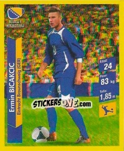 Sticker Ermin Bicakcic - Brasil 2014. Edicion Extraordinaria de Jugadas 3D - Navarrete