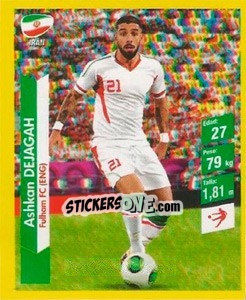 Sticker Ashkan Dejagah - Brasil 2014. Edicion Extraordinaria de Jugadas 3D n. 214 - Navarrete
