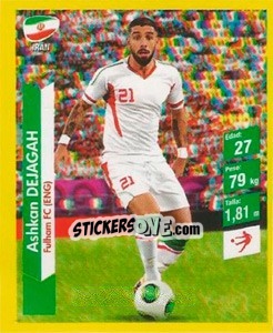 Figurina Ashkan Dejagah - Brasil 2014. Edicion Extraordinaria de Jugadas 3D - Navarrete