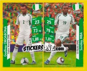 Sticker Godfrey Oboabona / Sunday Mba