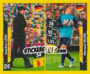 Sticker Joachim Low / Manuel Neuer - Brasil 2014. Edicion Extraordinaria de Jugadas 3D n. 226 - Navarrete