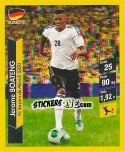 Cromo Jérôme Boateng - Brasil 2014. Edicion Extraordinaria de Jugadas 3D - Navarrete