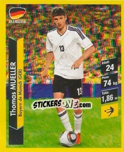 Cromo Thomas Müller - Brasil 2014. Edicion Extraordinaria de Jugadas 3D - Navarrete