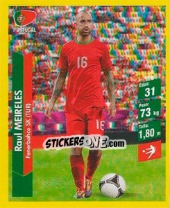 Sticker Raul Meireles - Brasil 2014. Edicion Extraordinaria de Jugadas 3D - Navarrete